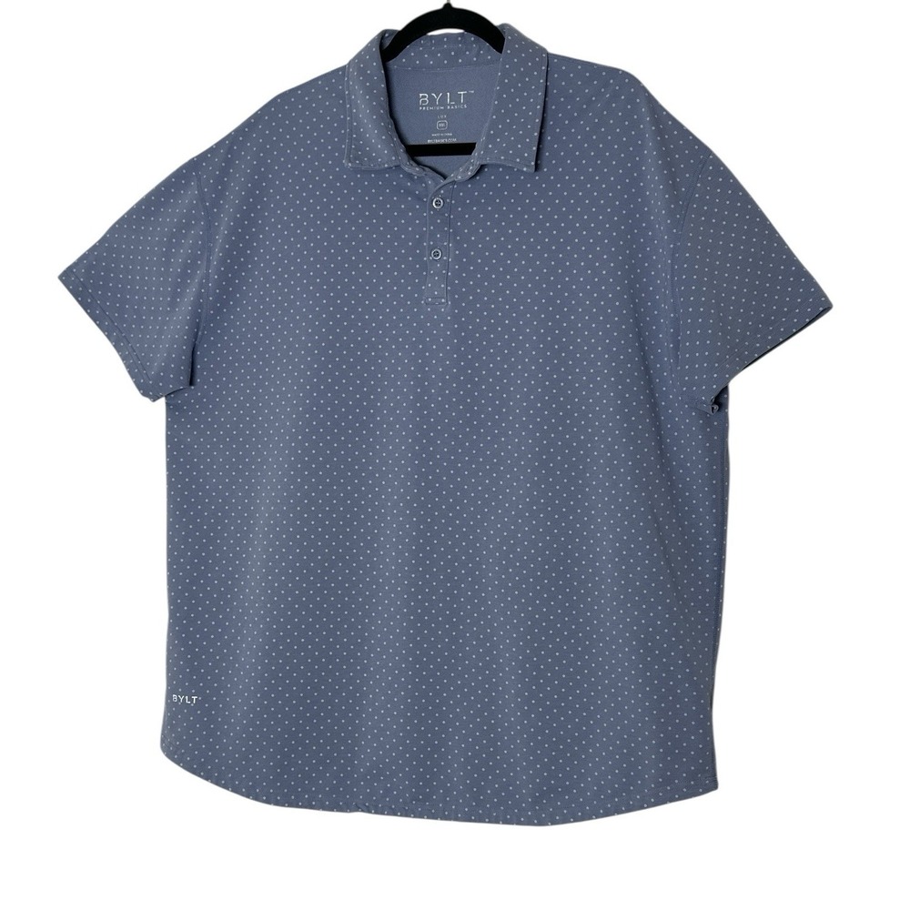 Bylt Polo Shirt Mens‎ 2XL Plus Golf Short Sleeve Performance Stretch Atheisure